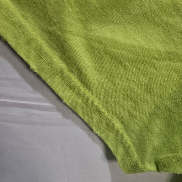 Chemistry Shirt Oversized Distressed Corvette Short Sleeve Green Large - Picture 5 of 8